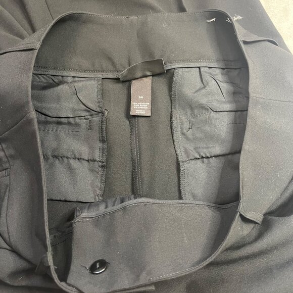 Lane Bryant Wide Leg Dress Pants‎ Women's Size 16 LONG Black Pockets High Rise - Picture 10 of 11